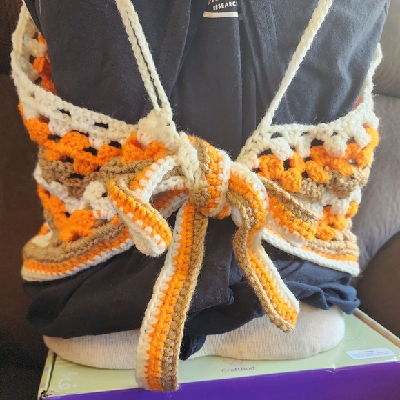 Crochet Halter Top Plus Size 1X - Picture 3 of 3